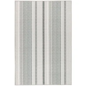 Framboise Ticking Multi Machine Washable Rug