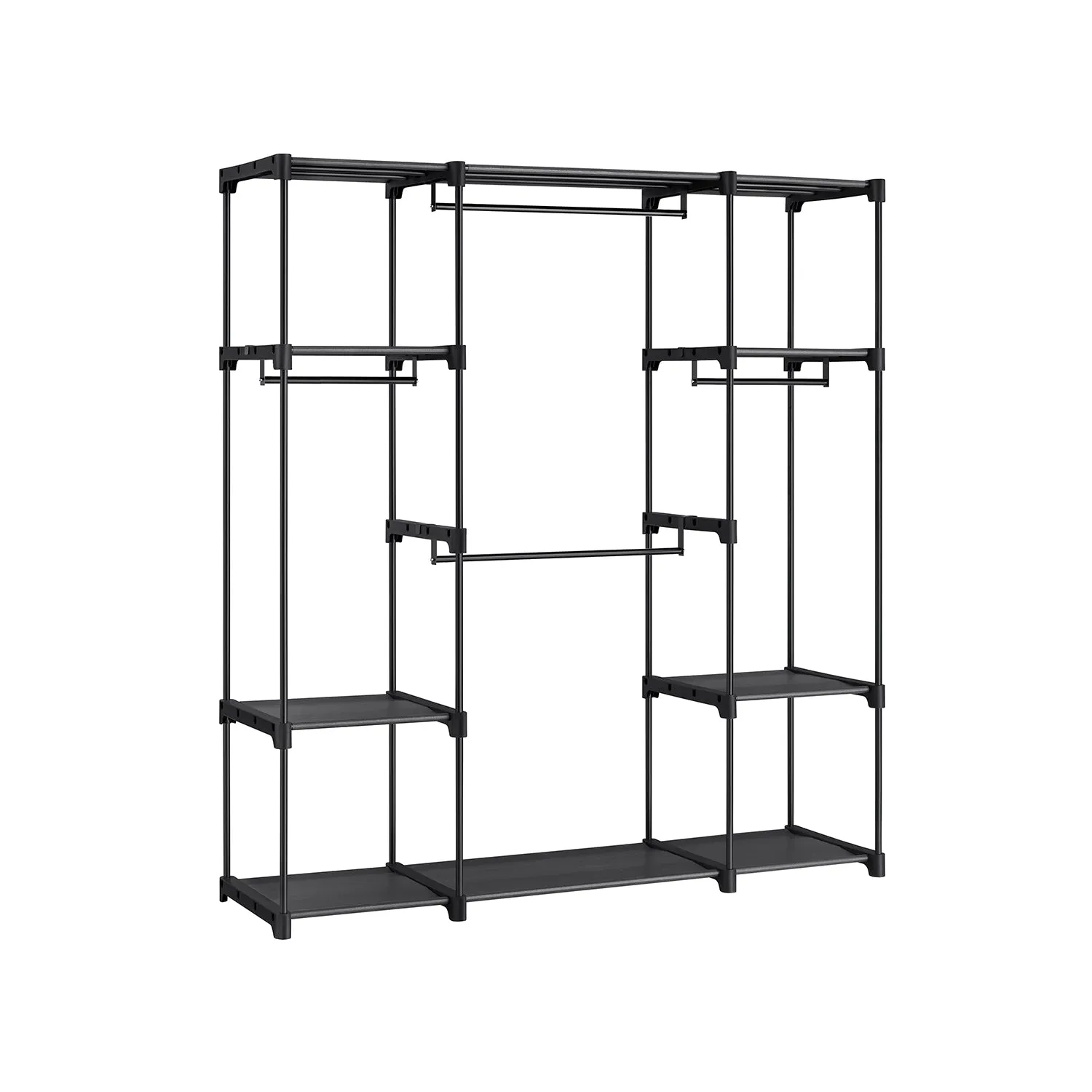 Freestanding Portable Closet with Shelves
