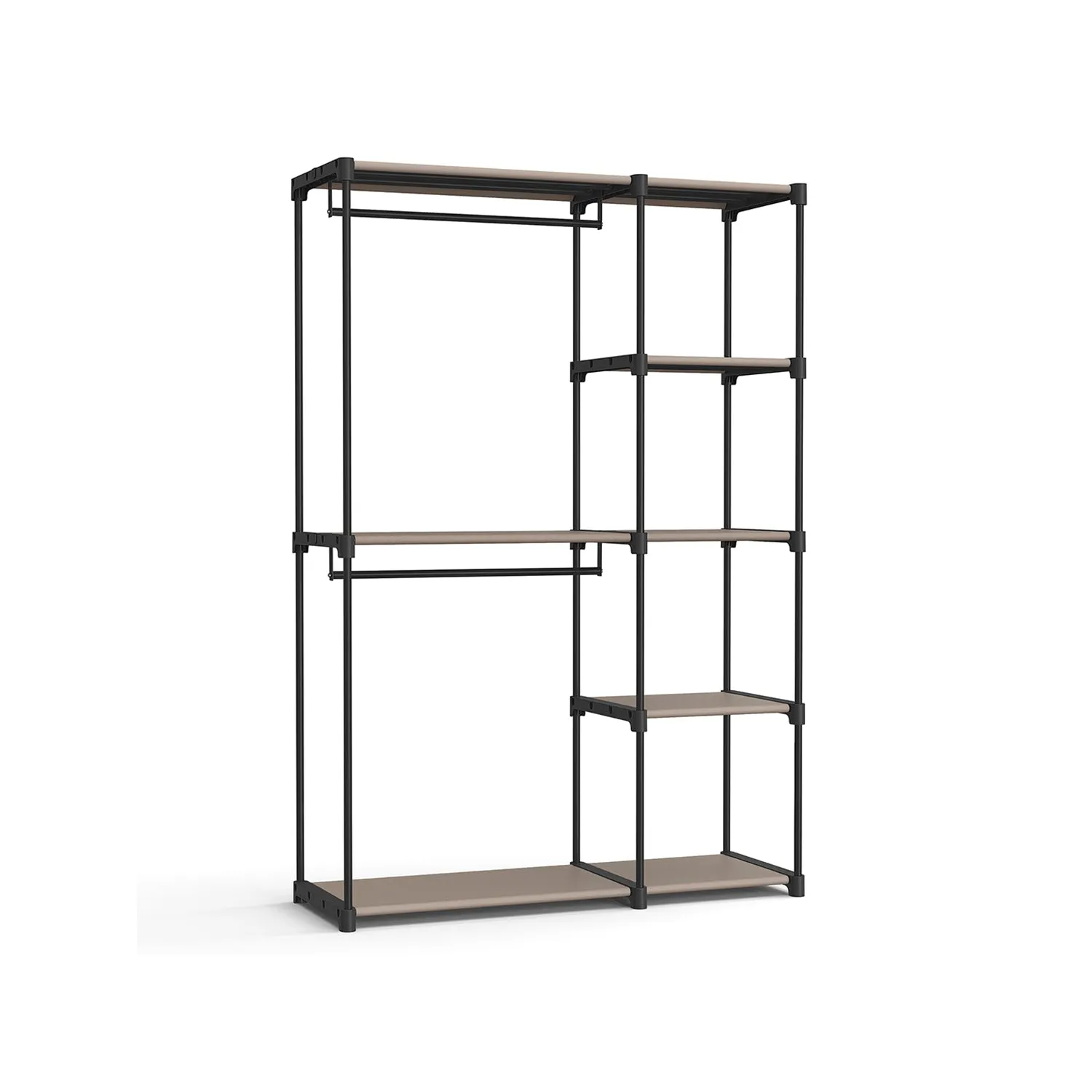 Freestanding Portable Closet with Shelves