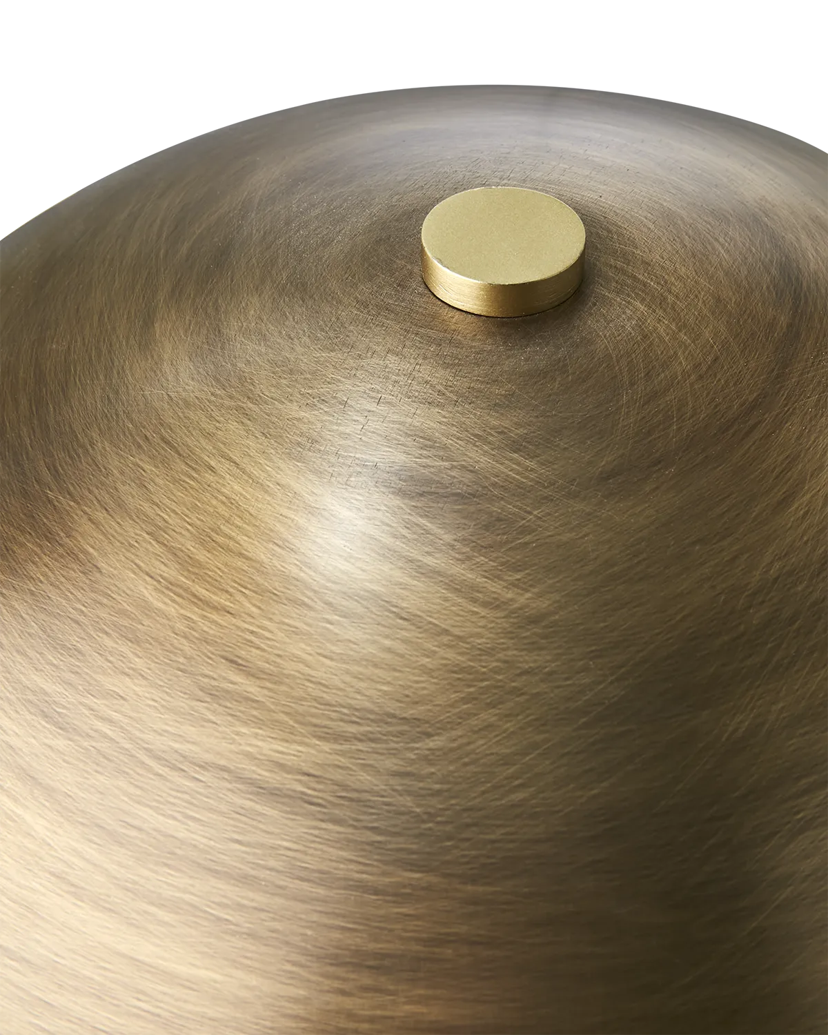 Fungi Table Lamp - Wood and Antique Brass Finish