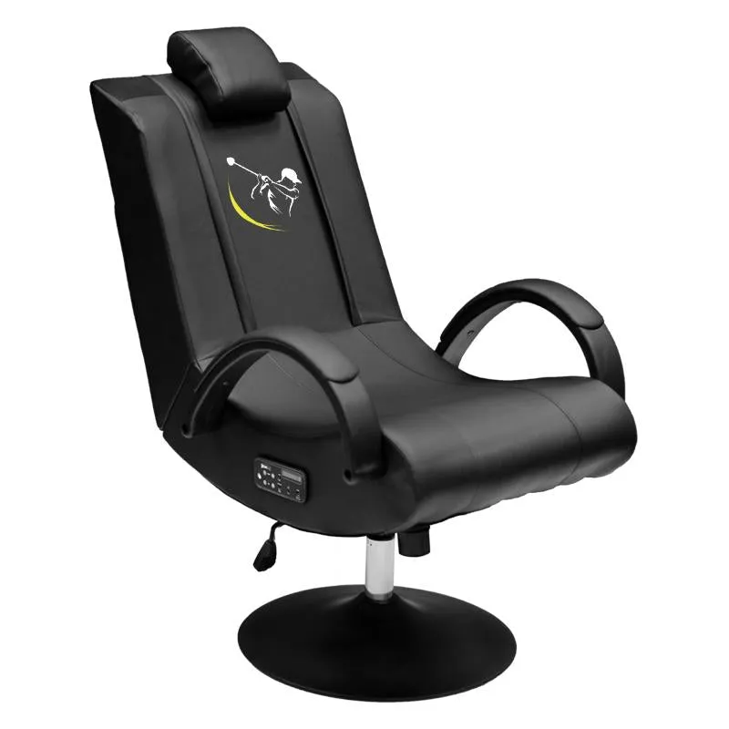 Gaming Chair 100 Pro with Golf Swing Yellow Logo Panel