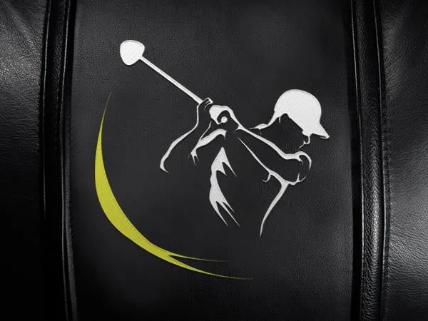 Gaming Chair 100 Pro with Golf Swing Yellow Logo Panel