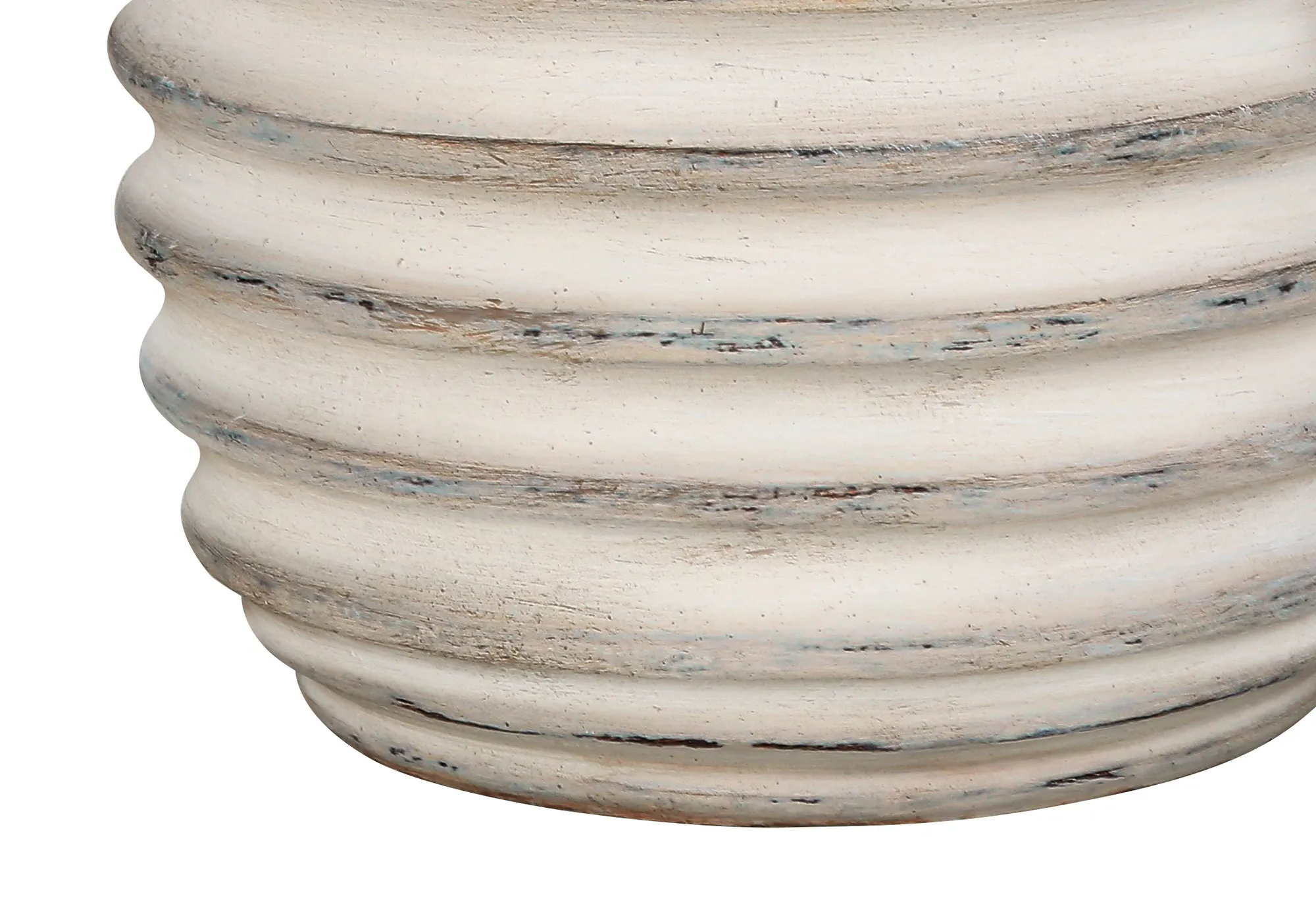 GlowWave 28" Cream Resin Table Lamp - Illuminate Your Space with Transitional Elegance