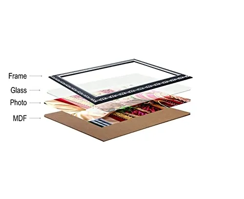GRACE GIFT COLLECTION Engineered Wood Designer Photo Frame with Wall Hanging 11 X 14inches