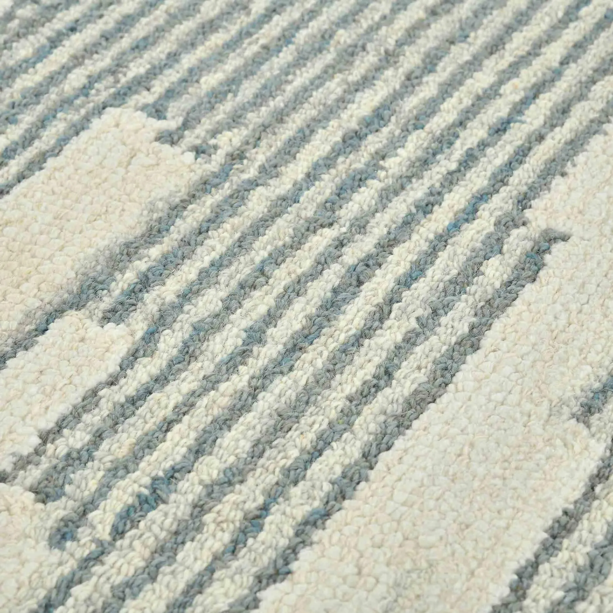 Gray Wool Chicago 5x8 Feet Hand-Tufted Carpet Rug