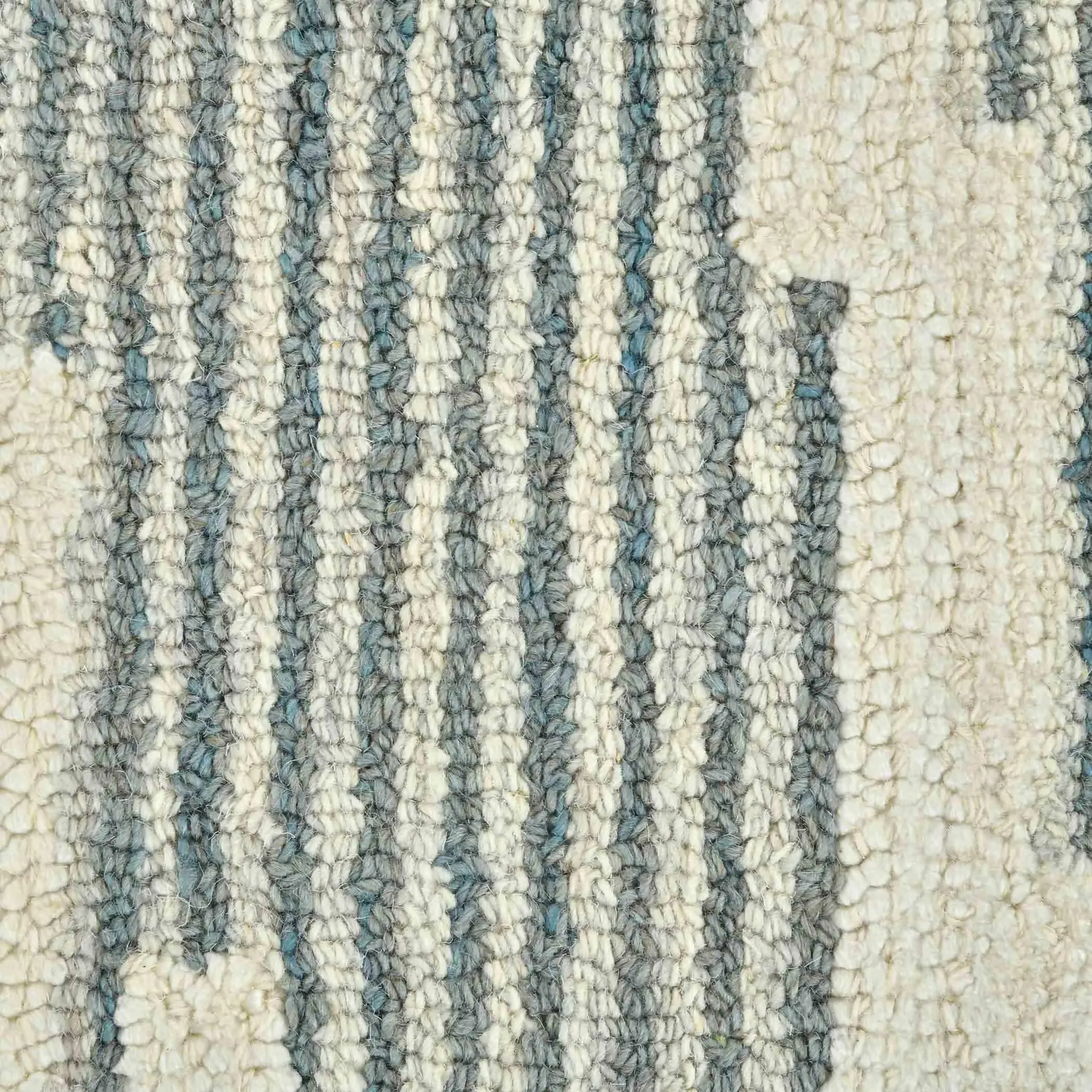 Gray Wool Chicago 5x8 Feet Hand-Tufted Carpet Rug