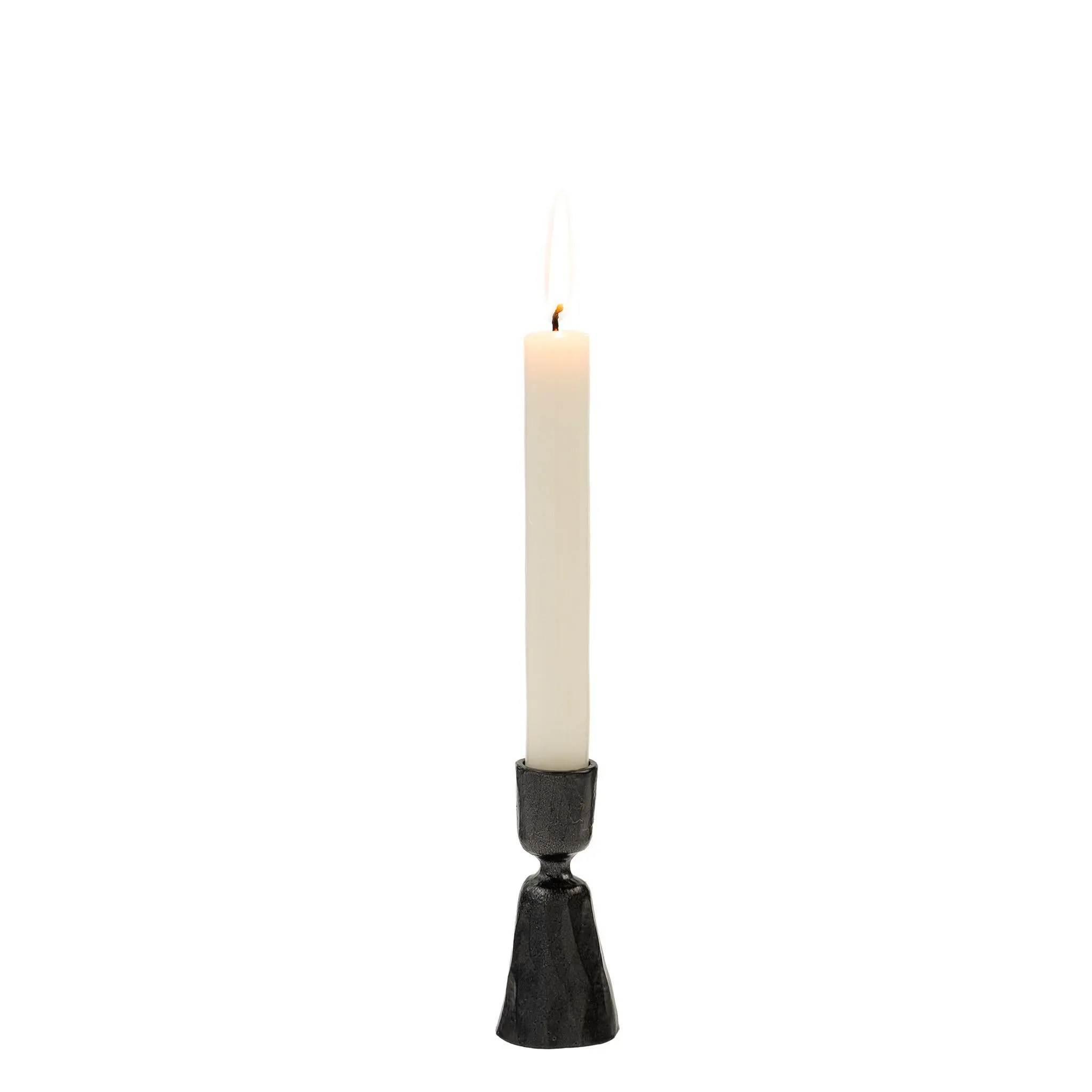 Gunmetal Zora Forged Candlesticks