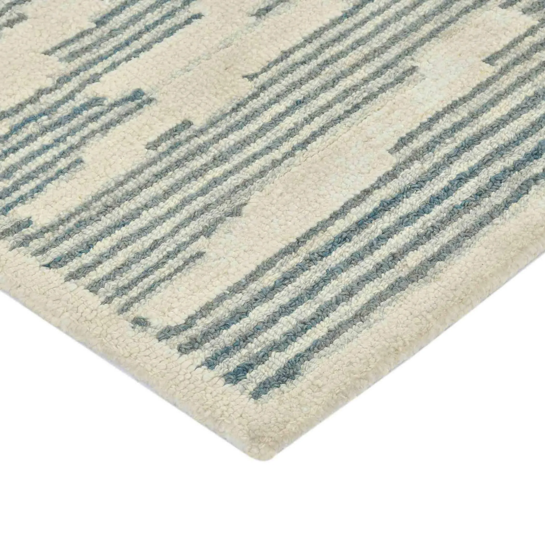 Handmade Gray Wool Chicago 8x10 Feet Hand-Tufted Carpet Rug