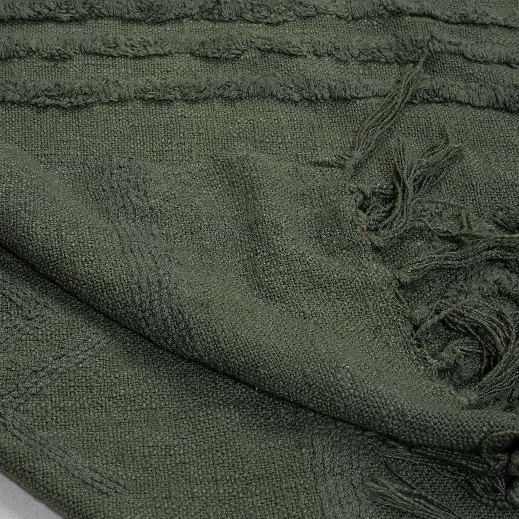 Handmade Luxury Tufted Couch Throw