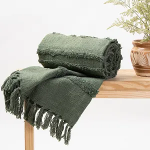 Handmade Luxury Tufted Couch Throw