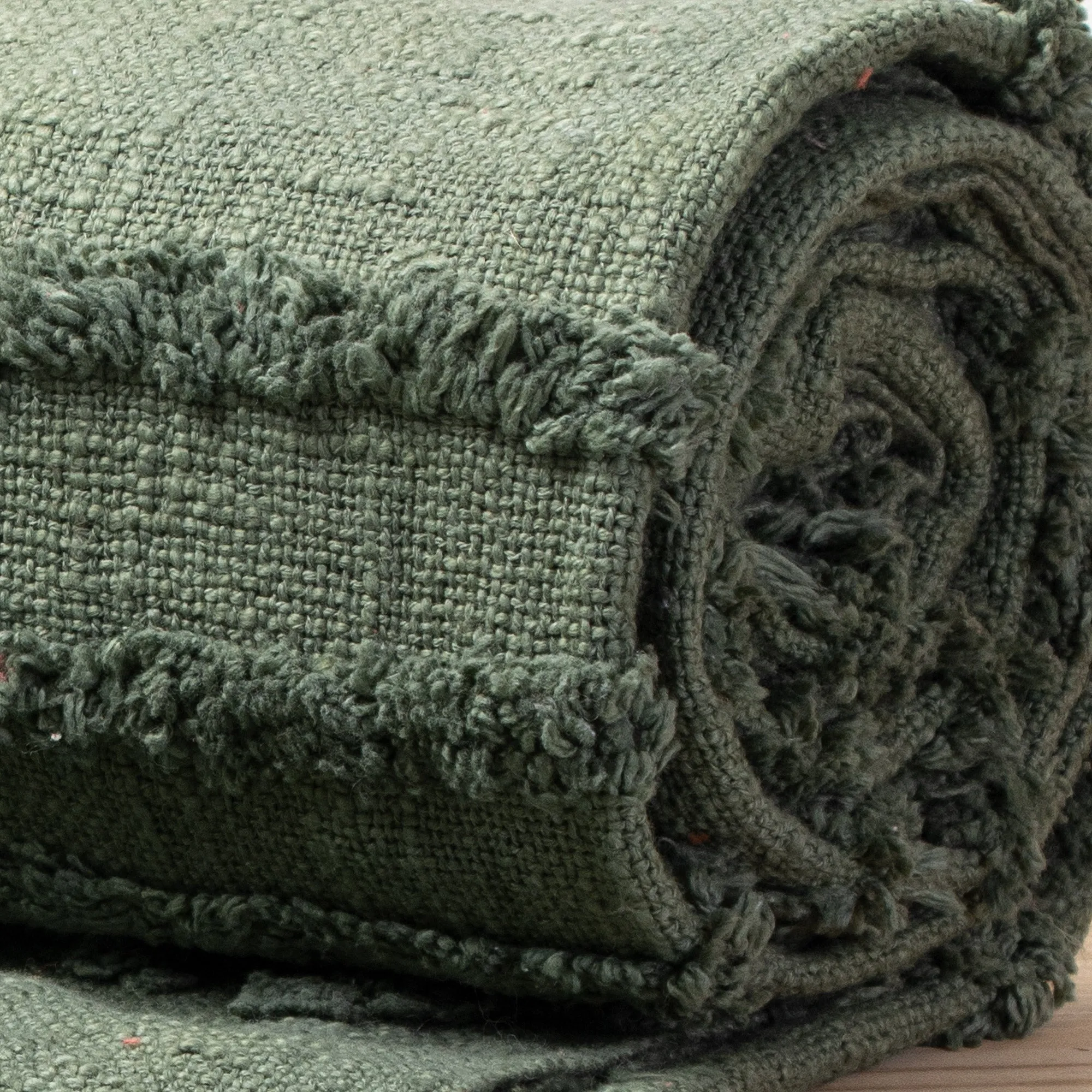 Handmade Luxury Tufted Couch Throw