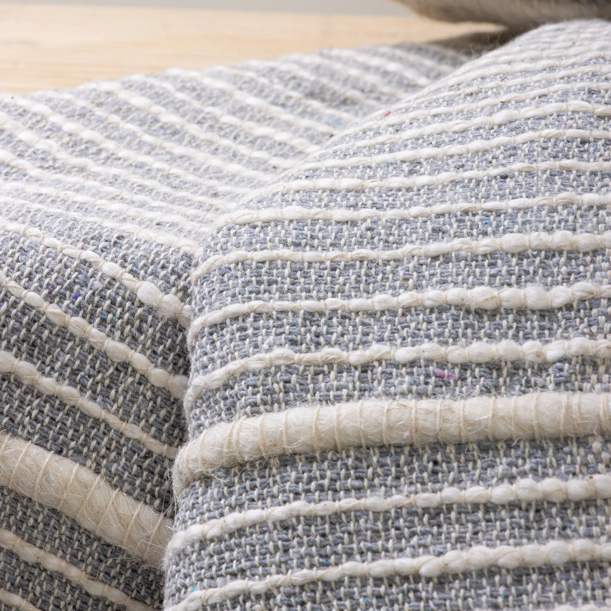 Handmade Soft Cotton Tufted Throw Blanket For Living Room | Chair