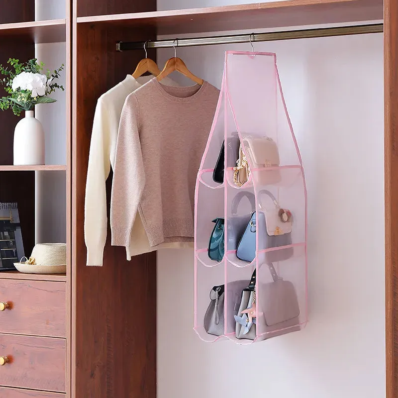 Hanging Storage Handbag organizer for closet*