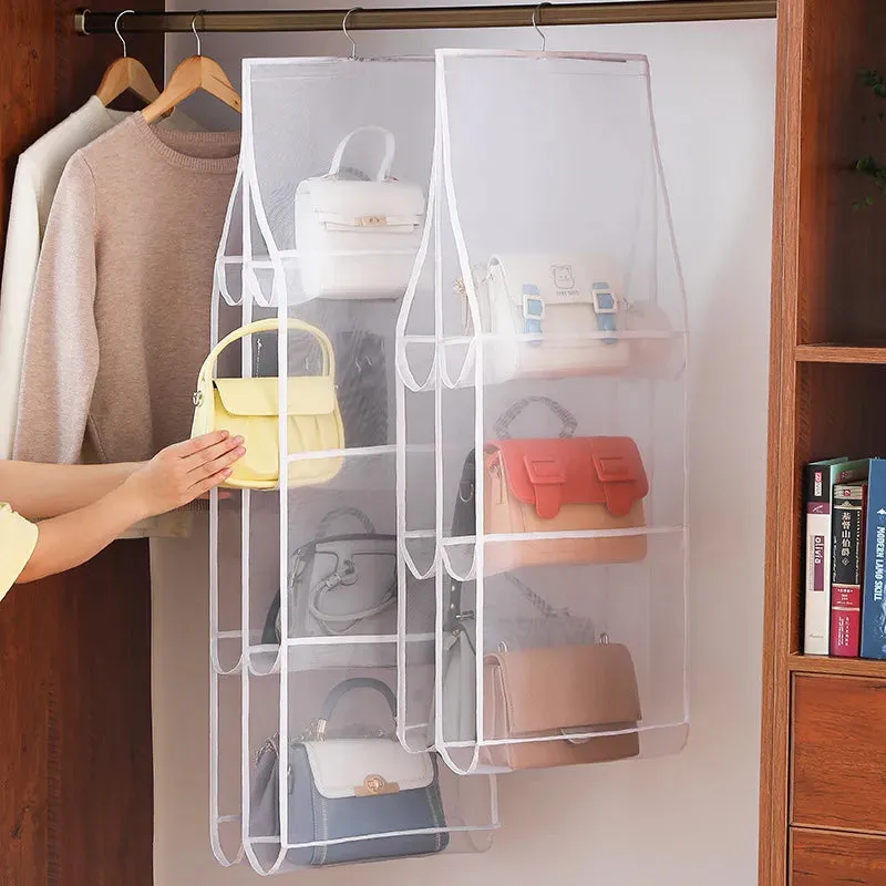 Hanging Storage Handbag organizer for closet*
