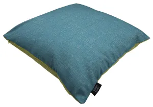 Harmony Teal and Sage Green Plain Cushions