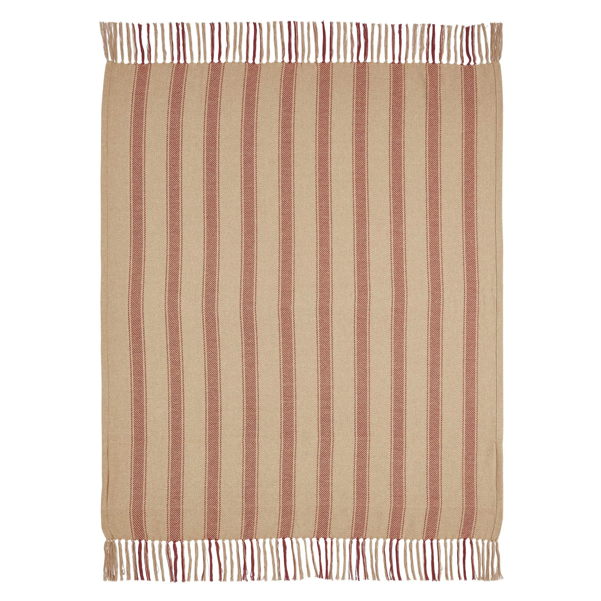 Harvest Blessings Pumpkin Patch Stripe Woven Throw
