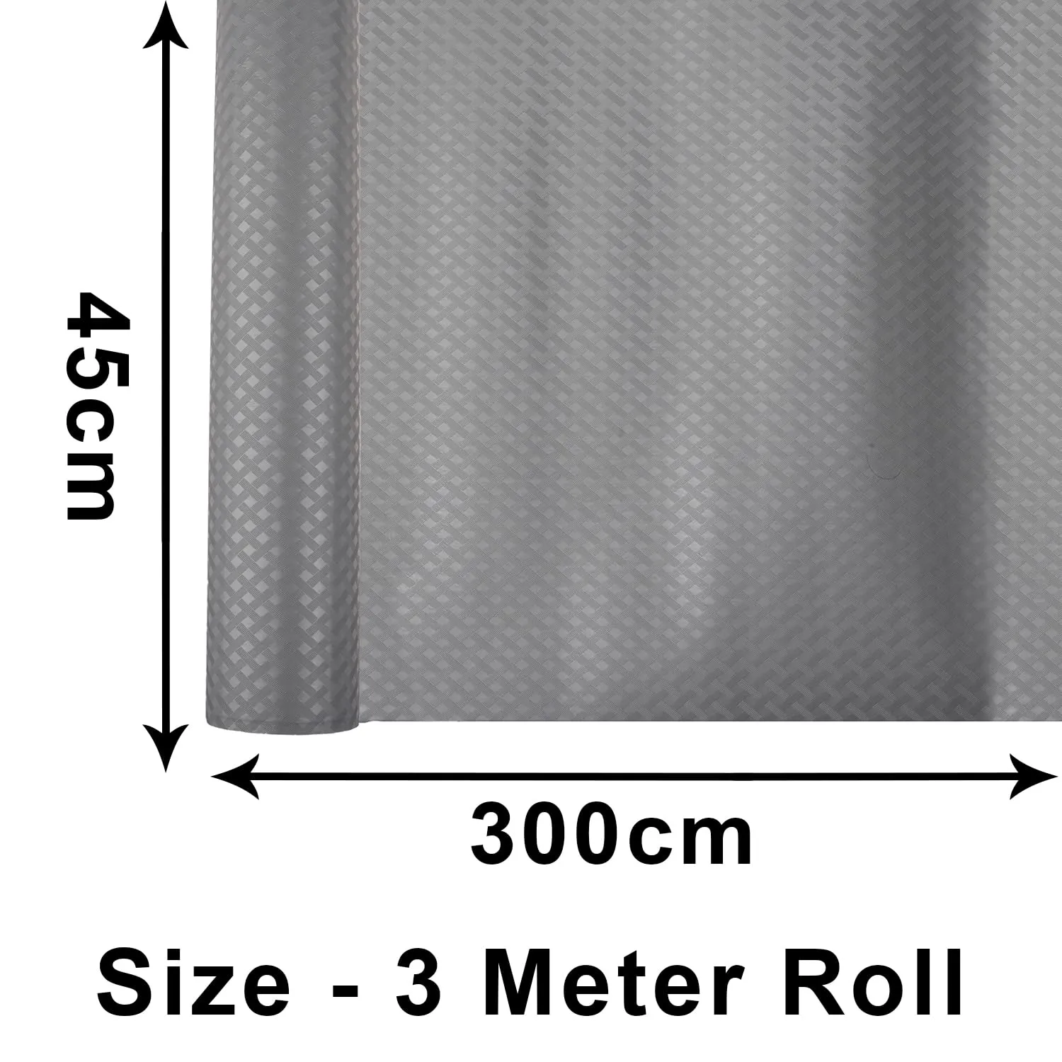 Heart Home Shelf Liner | Kitchen Cabinet Shelf Protector | Kitchen Liners for Cabinets and Drawers | Drawer Liner Mat | Self Check Shelf Liner Cabinet Mat | 3 MTR | Pack of 2 | Gray