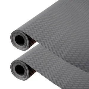 Heart Home Shelf Liner | Kitchen Cabinet Shelf Protector | Kitchen Liners for Cabinets and Drawers | Drawer Liner Mat | Self Check Shelf Liner Cabinet Mat | 3 MTR | Pack of 2 | Gray