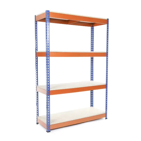 Heavy Duty Industrial Shelving Unit 4 Levels 1800mm High - Select Your Size | 400KG's UDL Per Shelf