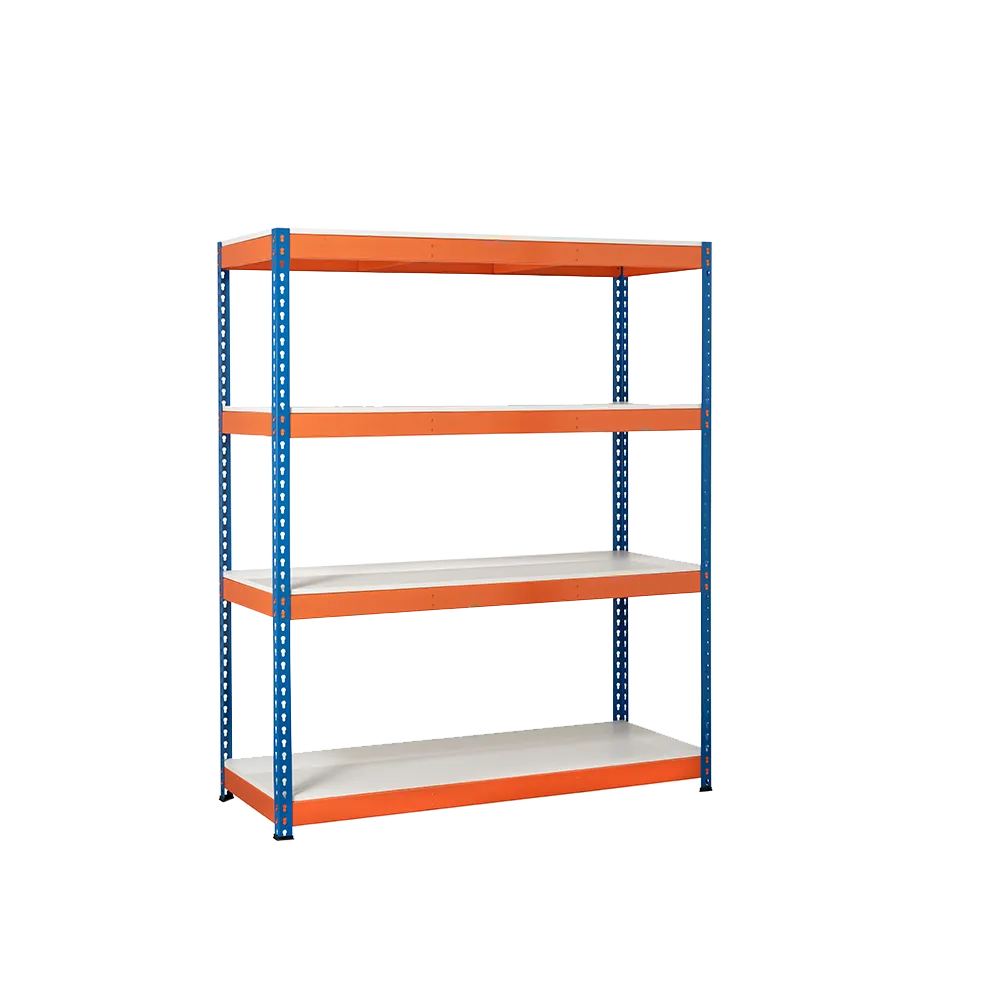 Heavy Duty Industrial Shelving Unit 4 Levels 1800mm High - Select Your Size | 400KG's UDL Per Shelf