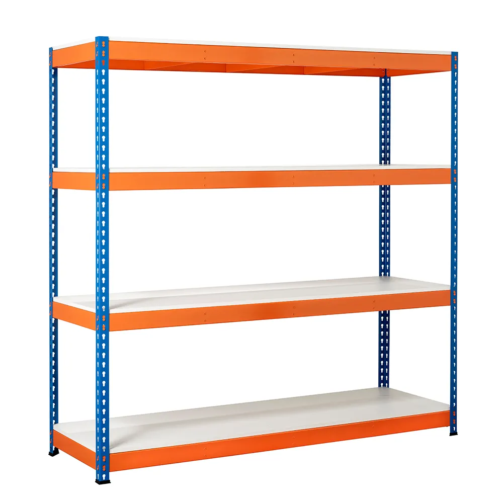 Heavy Duty Industrial Shelving Unit 4 Levels 1800mm High - Select Your Size | 400KG's UDL Per Shelf