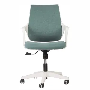 Height Adjustable Swivel Ergonomic Office Desk Chair with Cuddle Back and Padded Seat