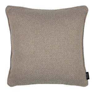 Highlands Taupe Textured Plain Cushion