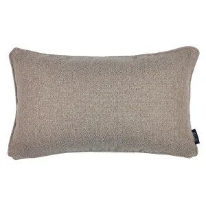 Highlands Taupe Textured Plain Pillow