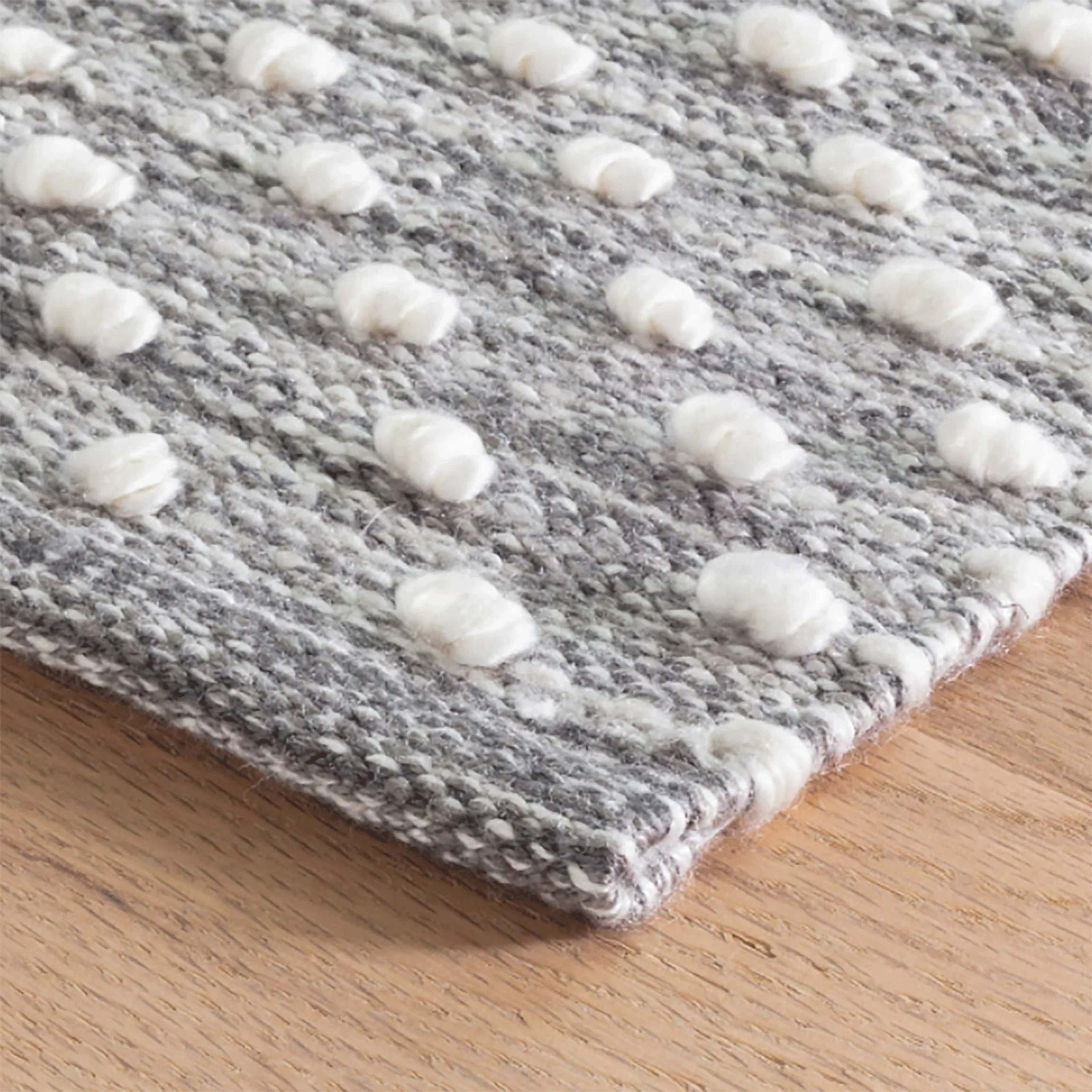 Hobnail Grey Indoor/Outdoor Rug