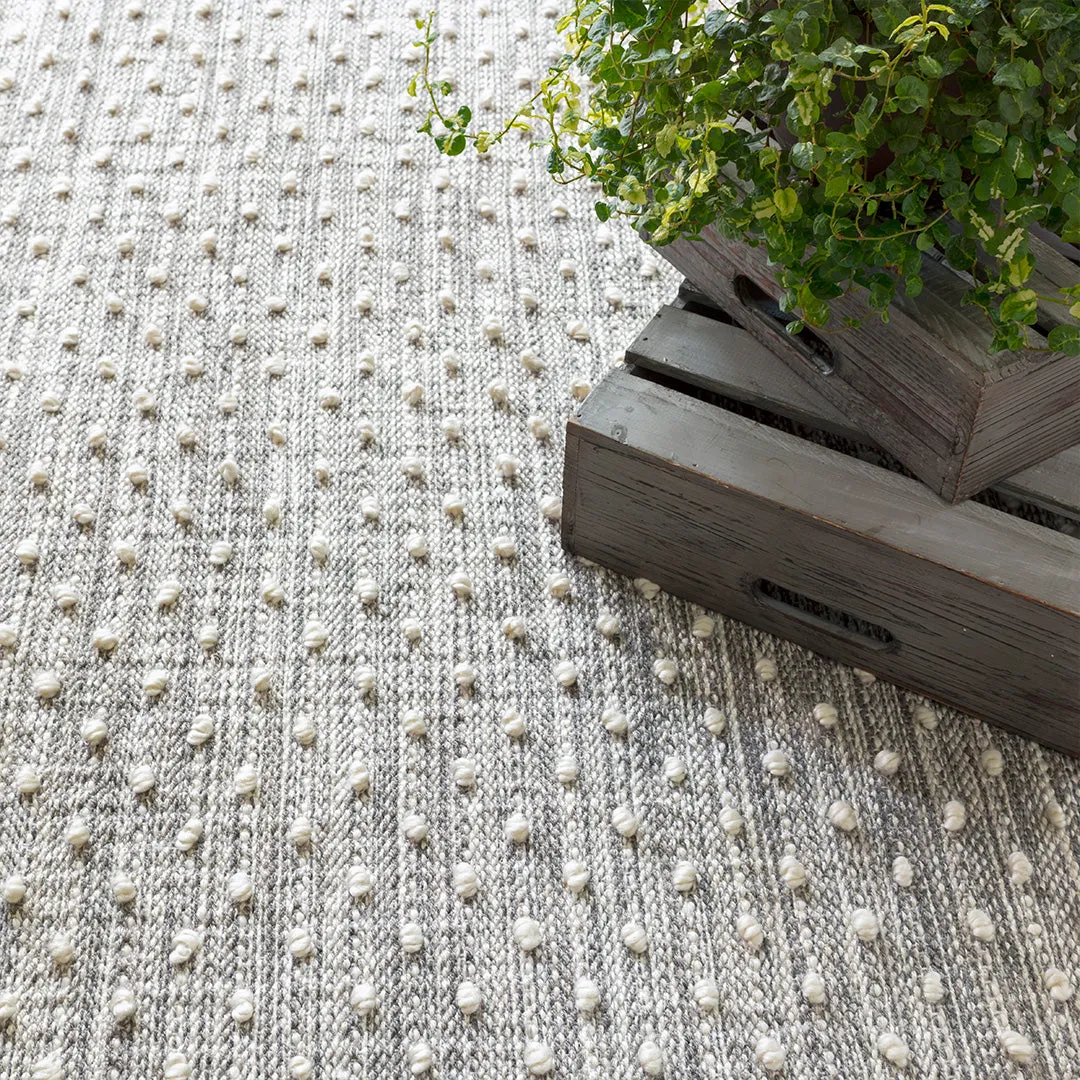Hobnail Grey Indoor/Outdoor Rug