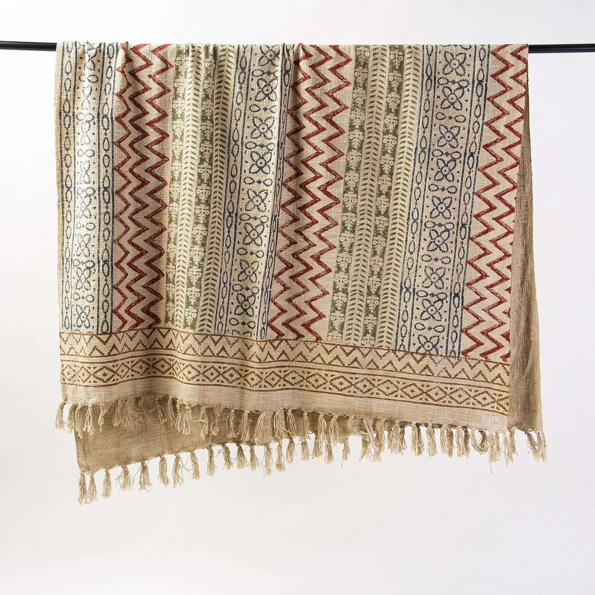 Home Decor Items Premium Block Print Cotton Throw