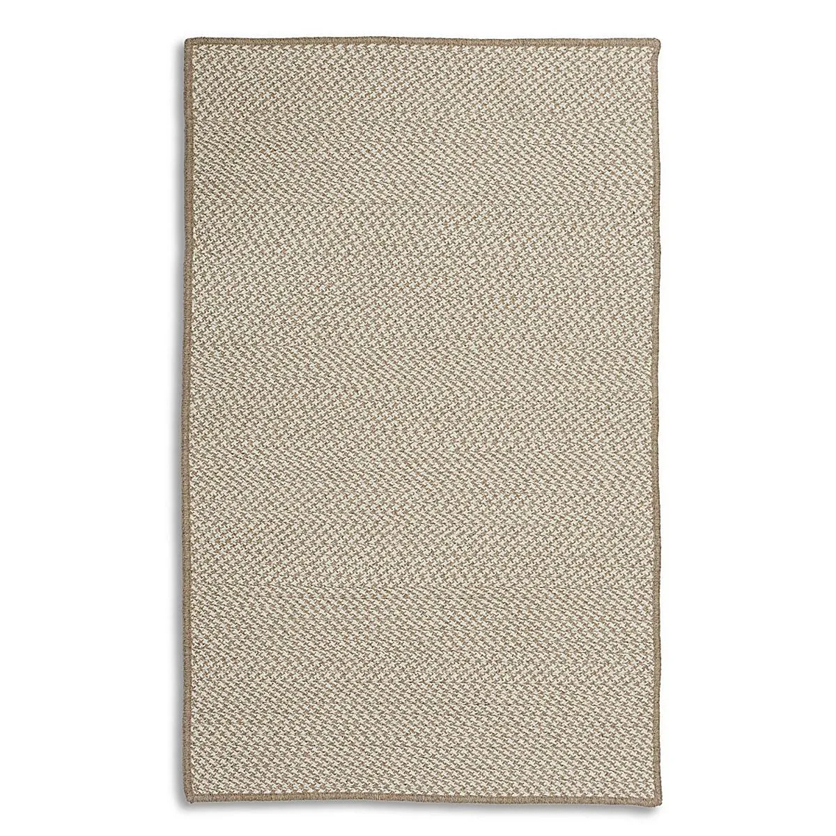Houndstooth Wool Rug - Ivory