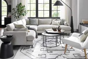 Hudson Mid Century Corner Sofa