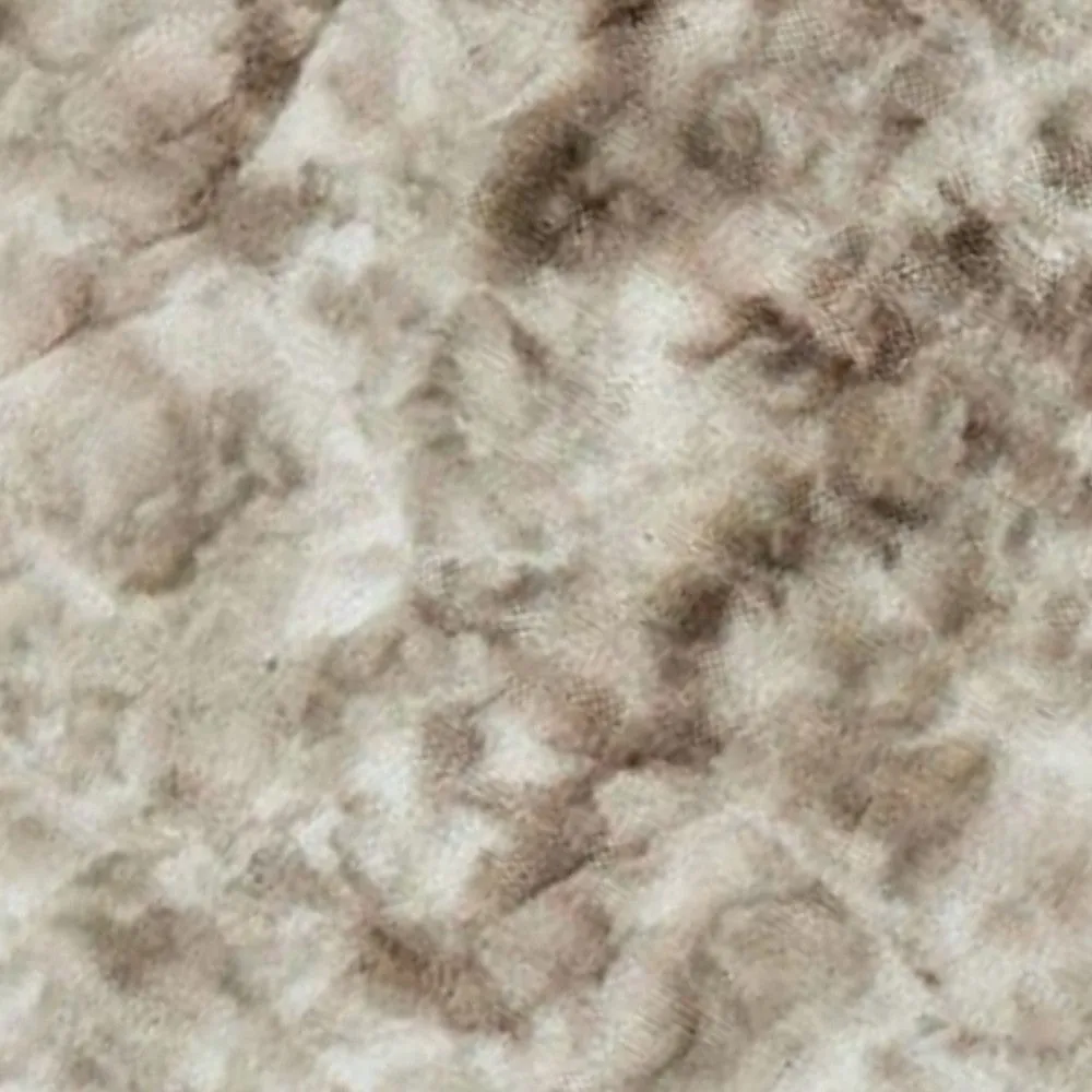 Ica 5 x 7 Area Rug, Non Slip Canvas Backing, Tie Dye Polyester, Beige By Casagear Home