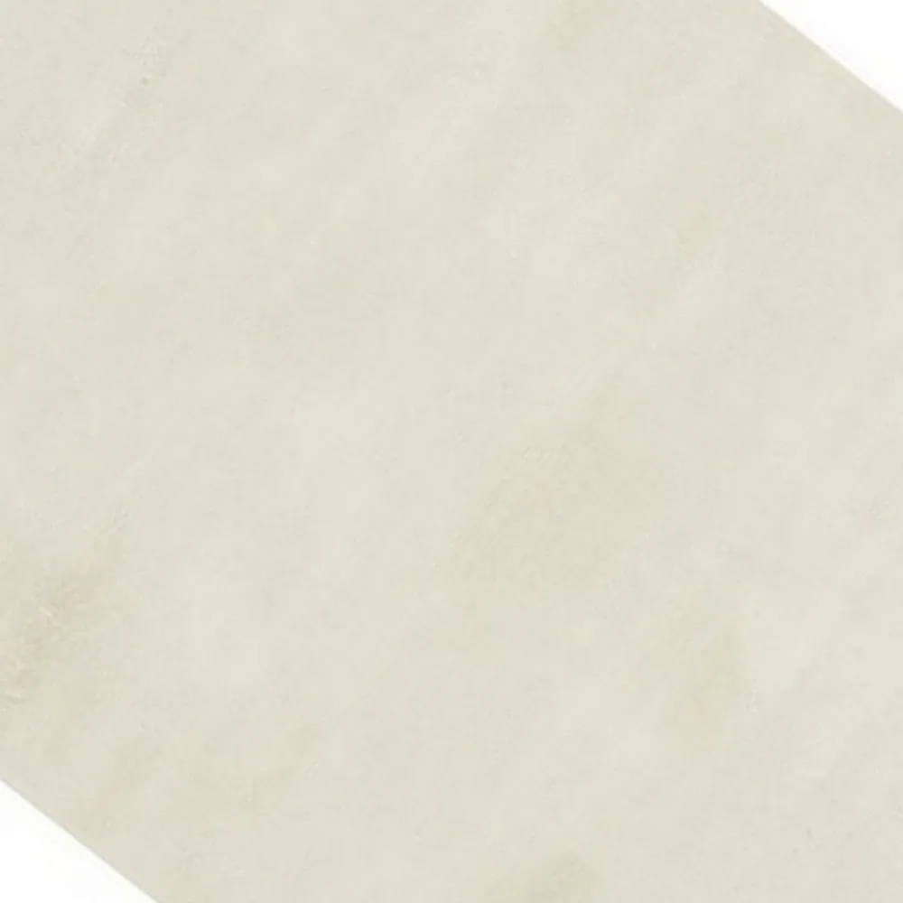 Ica 5 x 7 Area Rug, Non Slip Canvas Backing, Tie Dye Polyester, Off White By Casagear Home