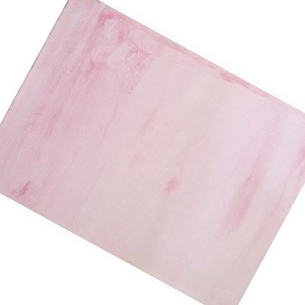 Ica 5 x 7 Area Rug, Non Slip Canvas Backing, Tie Dye Polyester, Pink By Casagear Home
