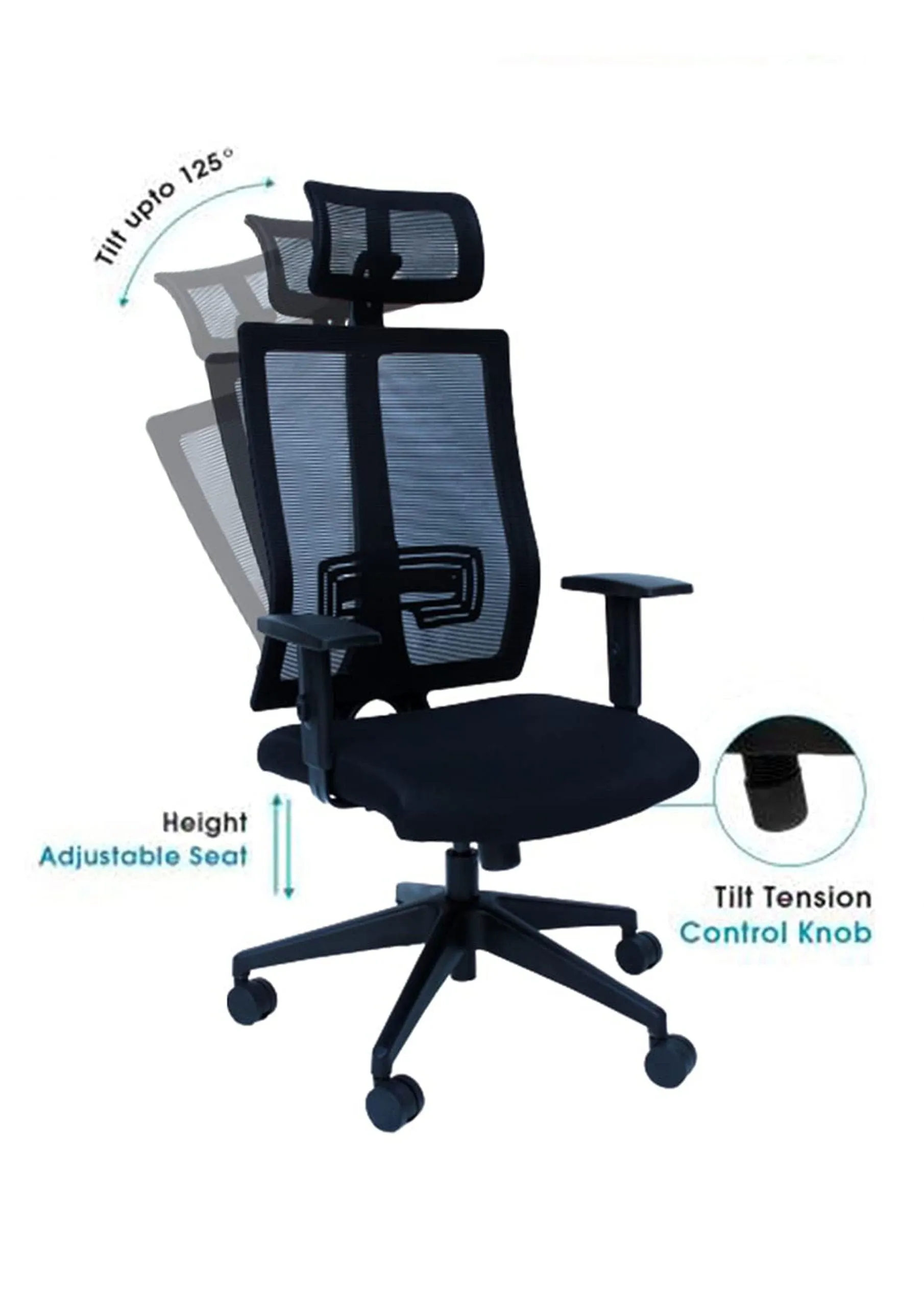 Improve Posture and Productivity | Adjustable Support | Breathable Design