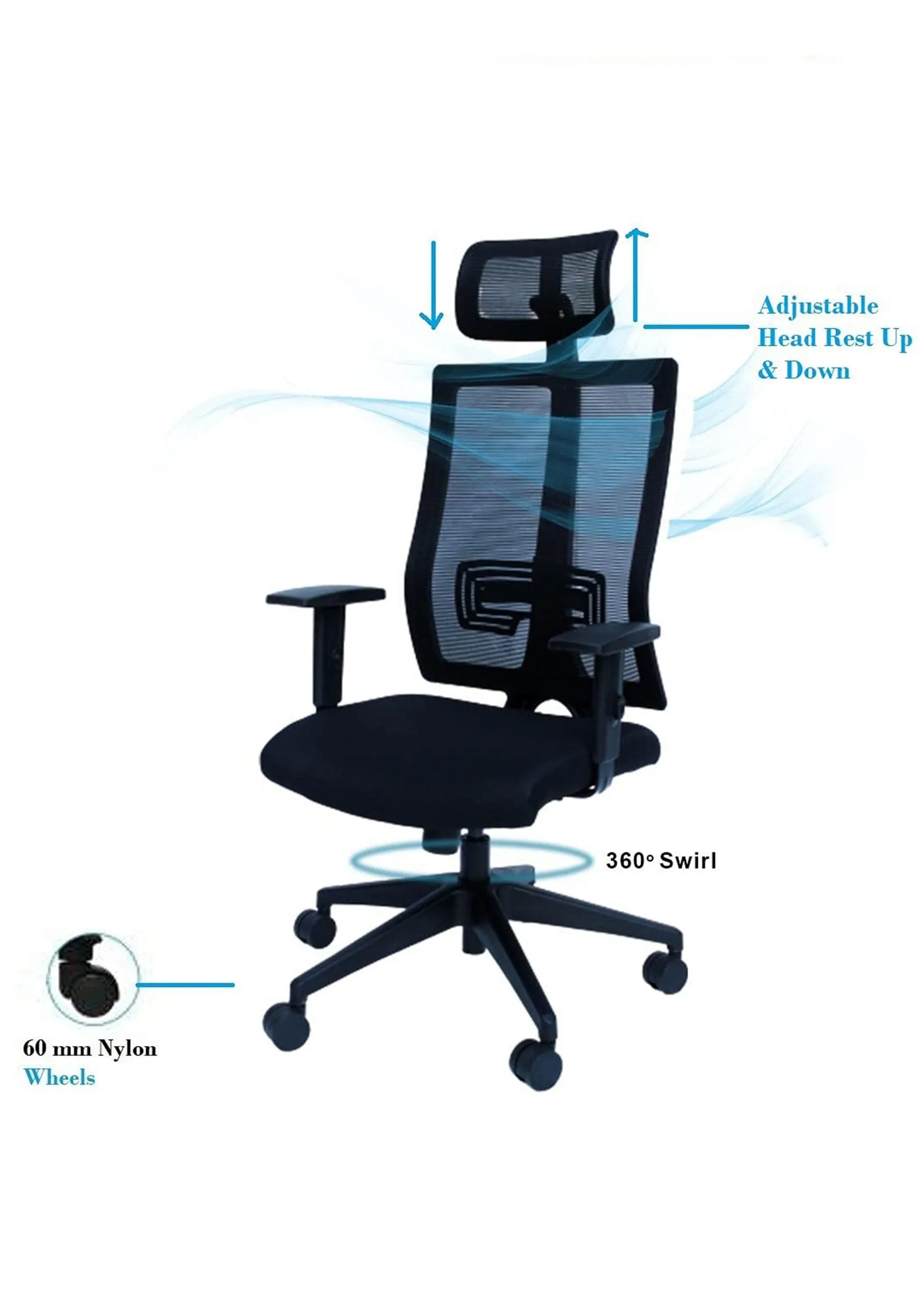 Improve Posture and Productivity | Adjustable Support | Breathable Design