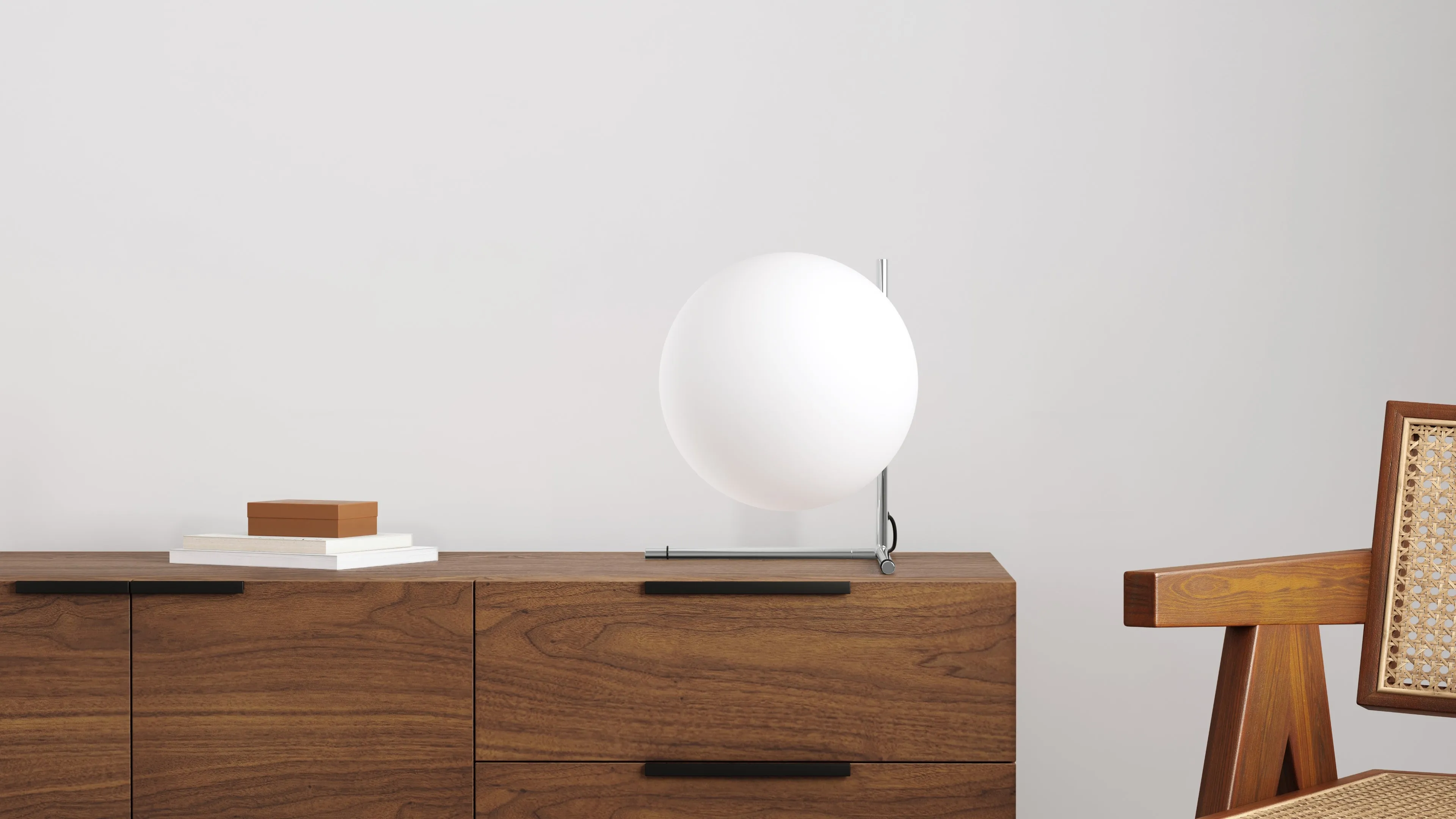 Iris - Iris T2 Table Lamp, Chrome