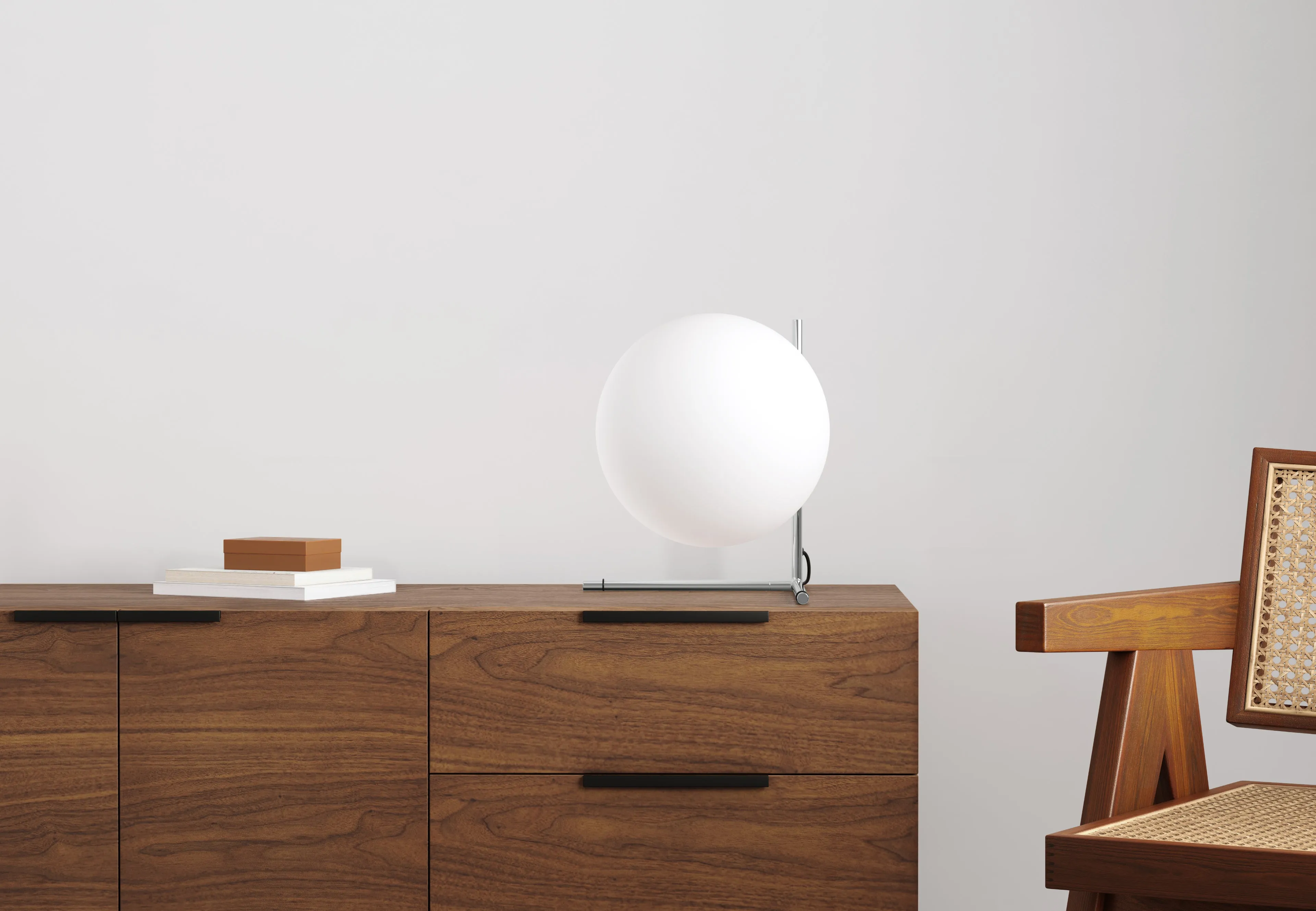 Iris - Iris T2 Table Lamp, Chrome