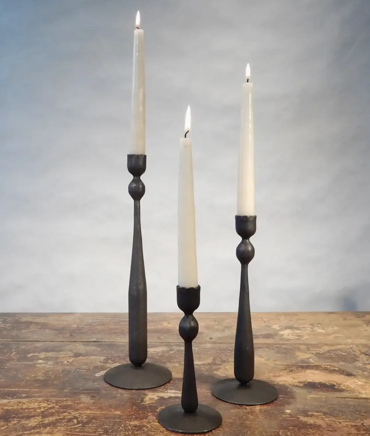 Iron Forged Candle Holder