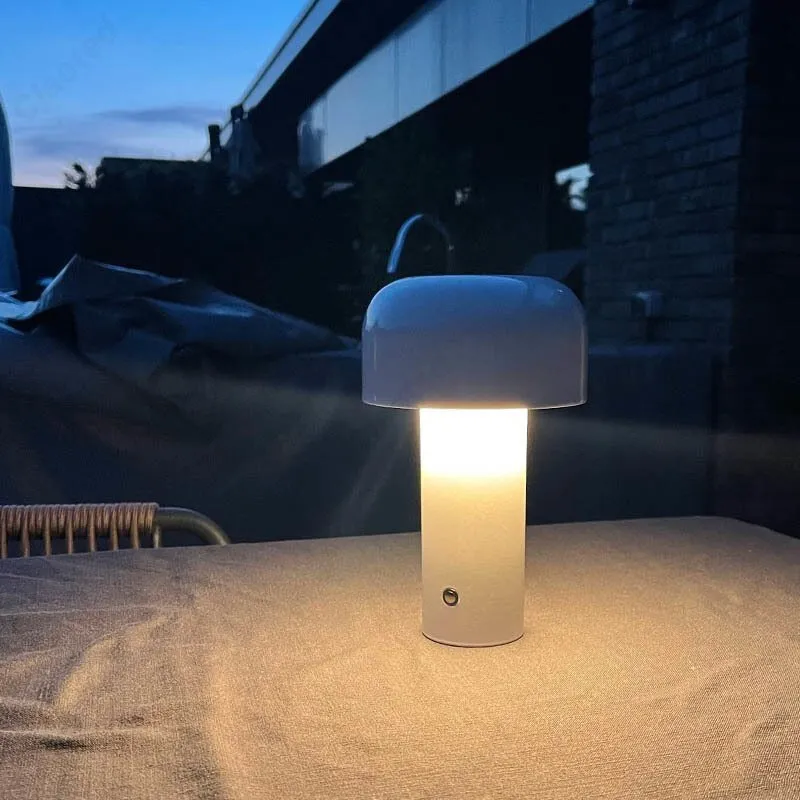 Italian Wireless Rechargeable Mushroom Table Lamp