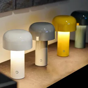 Italian Wireless Rechargeable Mushroom Table Lamp