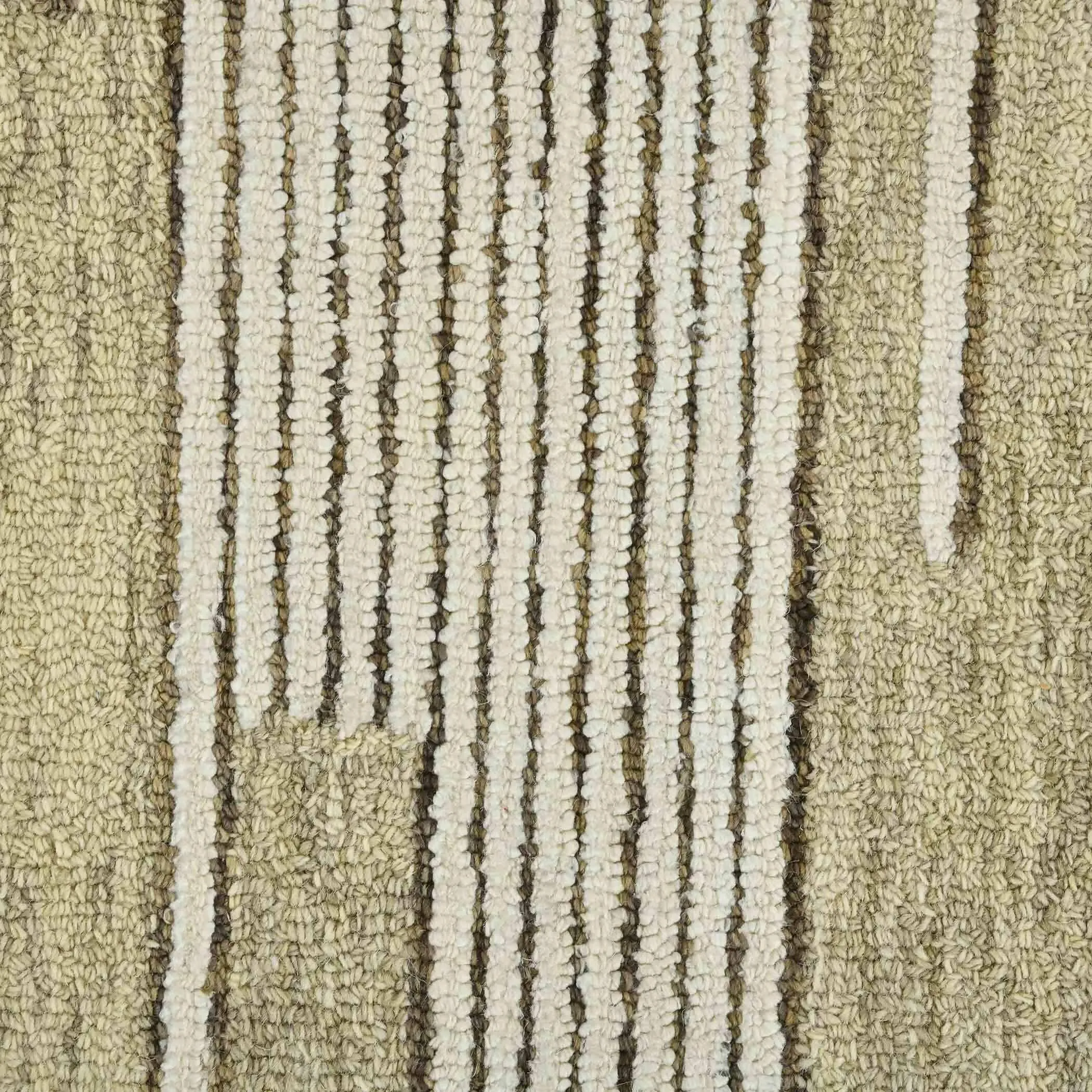 Ivory Wool Chicago 5x8 Feet Hand-Tufted Carpet Rug