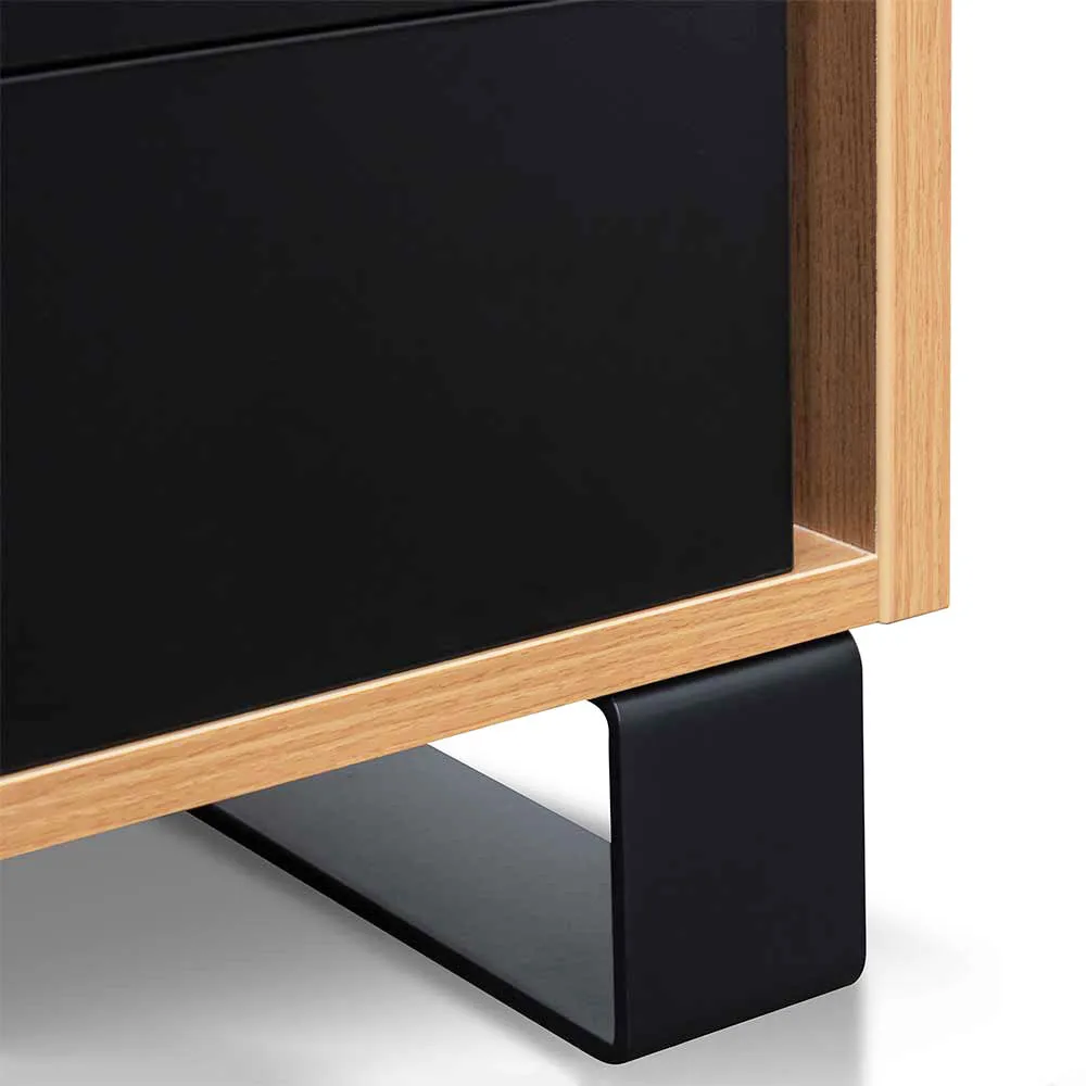 Janell 2.3m Right Return Office Desk - Natural