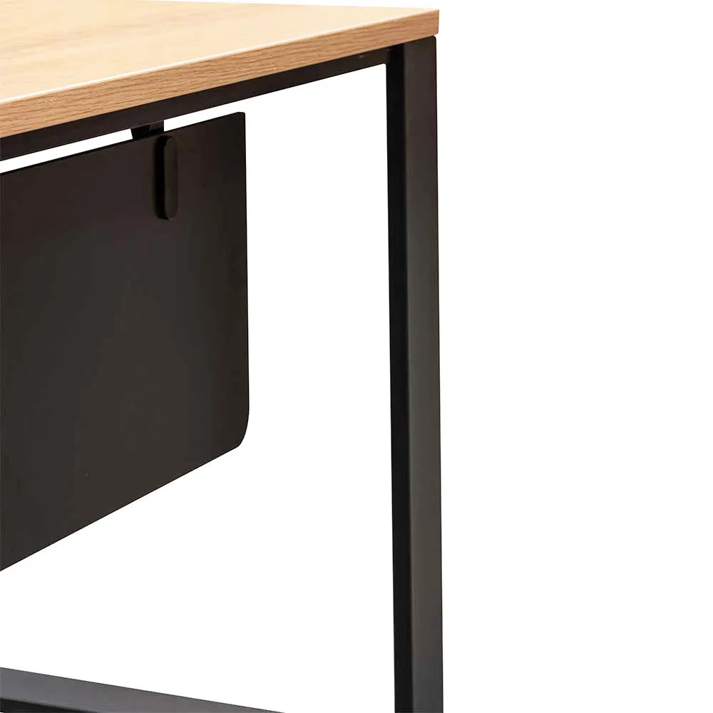 Janell 2.3m Right Return Office Desk - Natural