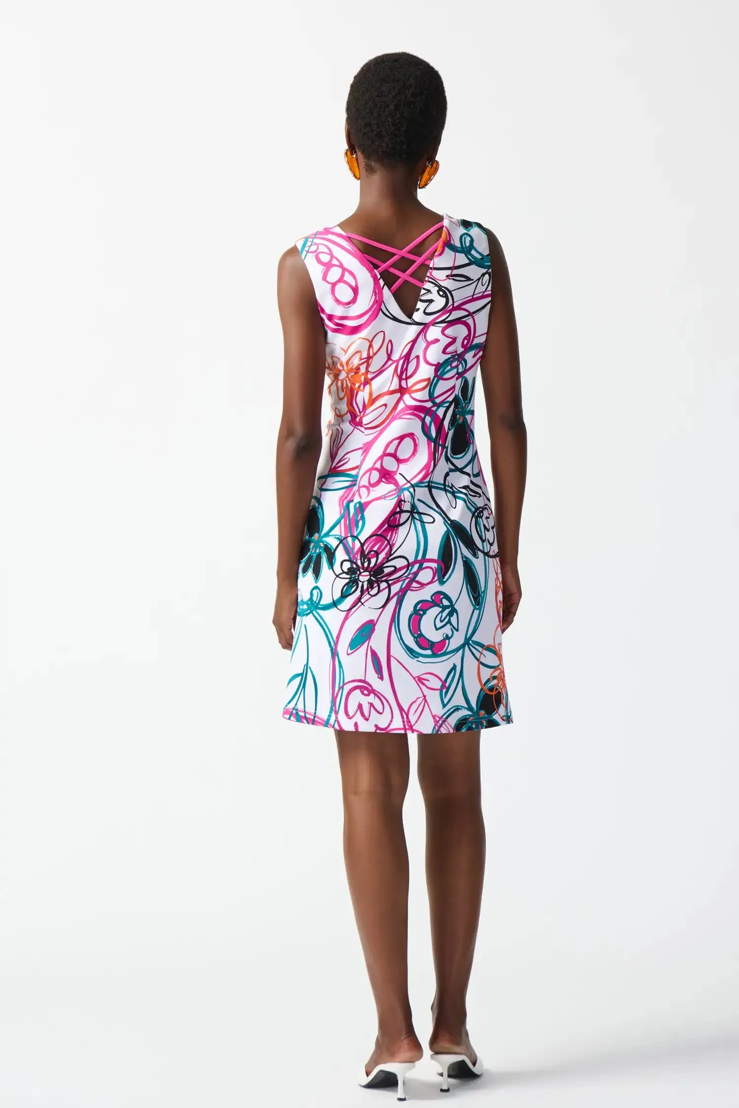 Joseph Ribkoff Multi Coloured Dress Style 242191-2539