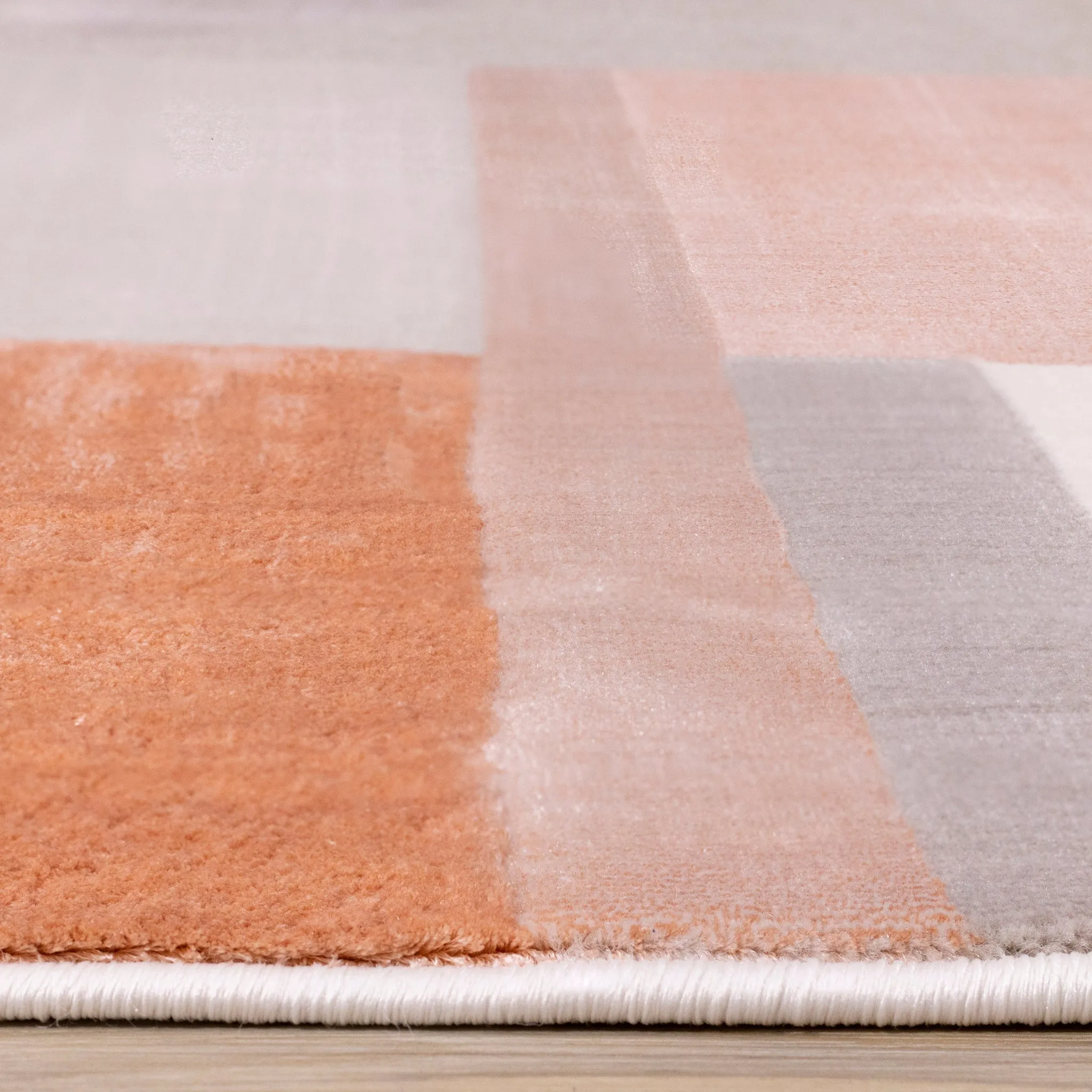 KALI Pink Grey, Abstract Rug