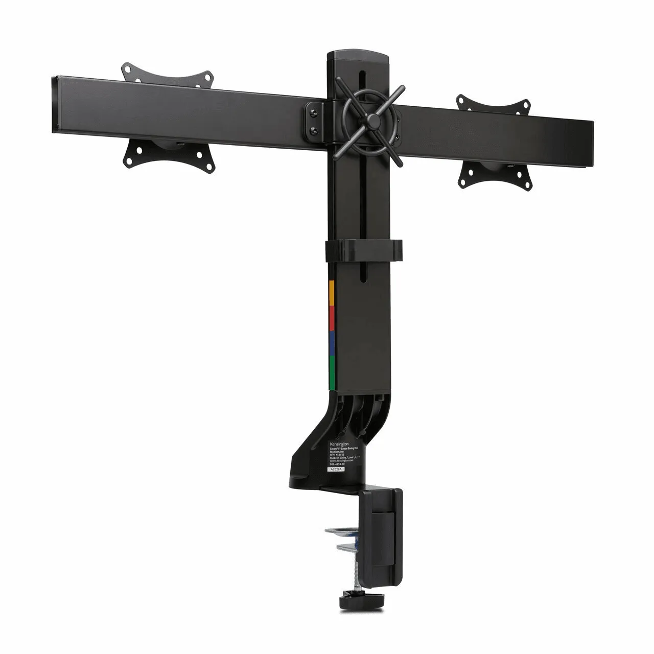 Kensington Dual Monitor Arm Space Saving Flat Tilt Swivel