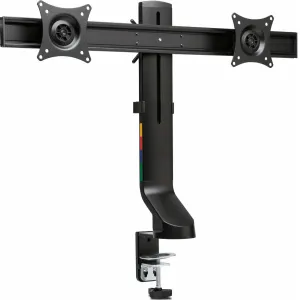 Kensington Dual Monitor Arm Space Saving Flat Tilt Swivel